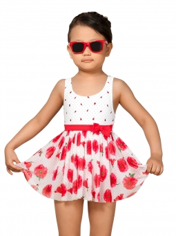 Купальник-платье для девочек, Arina GSQ021401 Solleone 